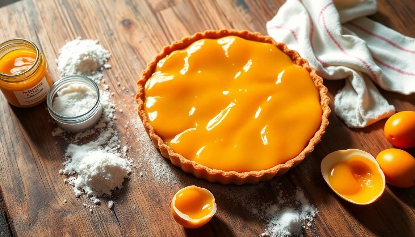 Tarte à la Confiture d'Abricots : recette Savoureuse