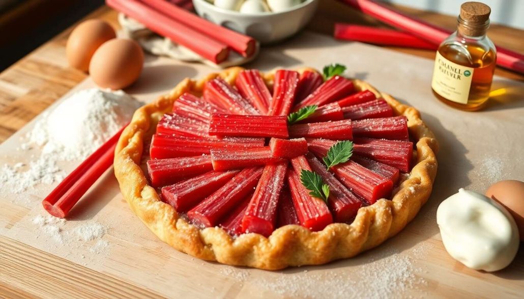 Recette de tarte à la rhubarbe maison
