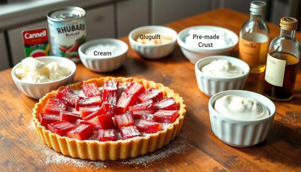 Tarte à la rhubarbe facile : recette rapide et savoureuse