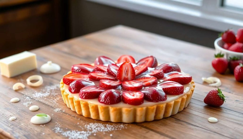 Tarte aux Fraises Revisité par Cyril Lignac : recette Gourmande