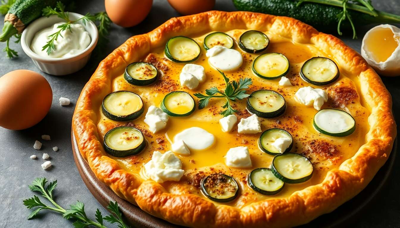 Tarte courgettes fromage de chèvre : recette savoureuse