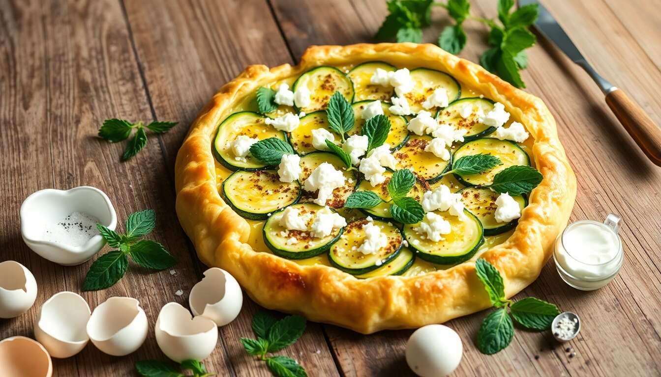 Tarte D lice Aux Courgettes Ch vre Menthe