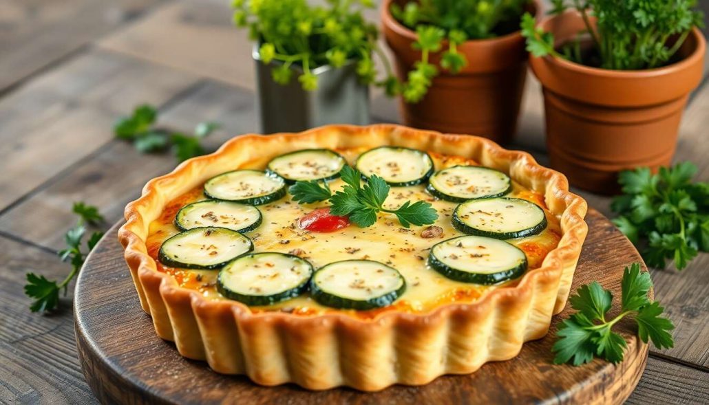 Quiche aux courgettes : recette simple et savoureuse