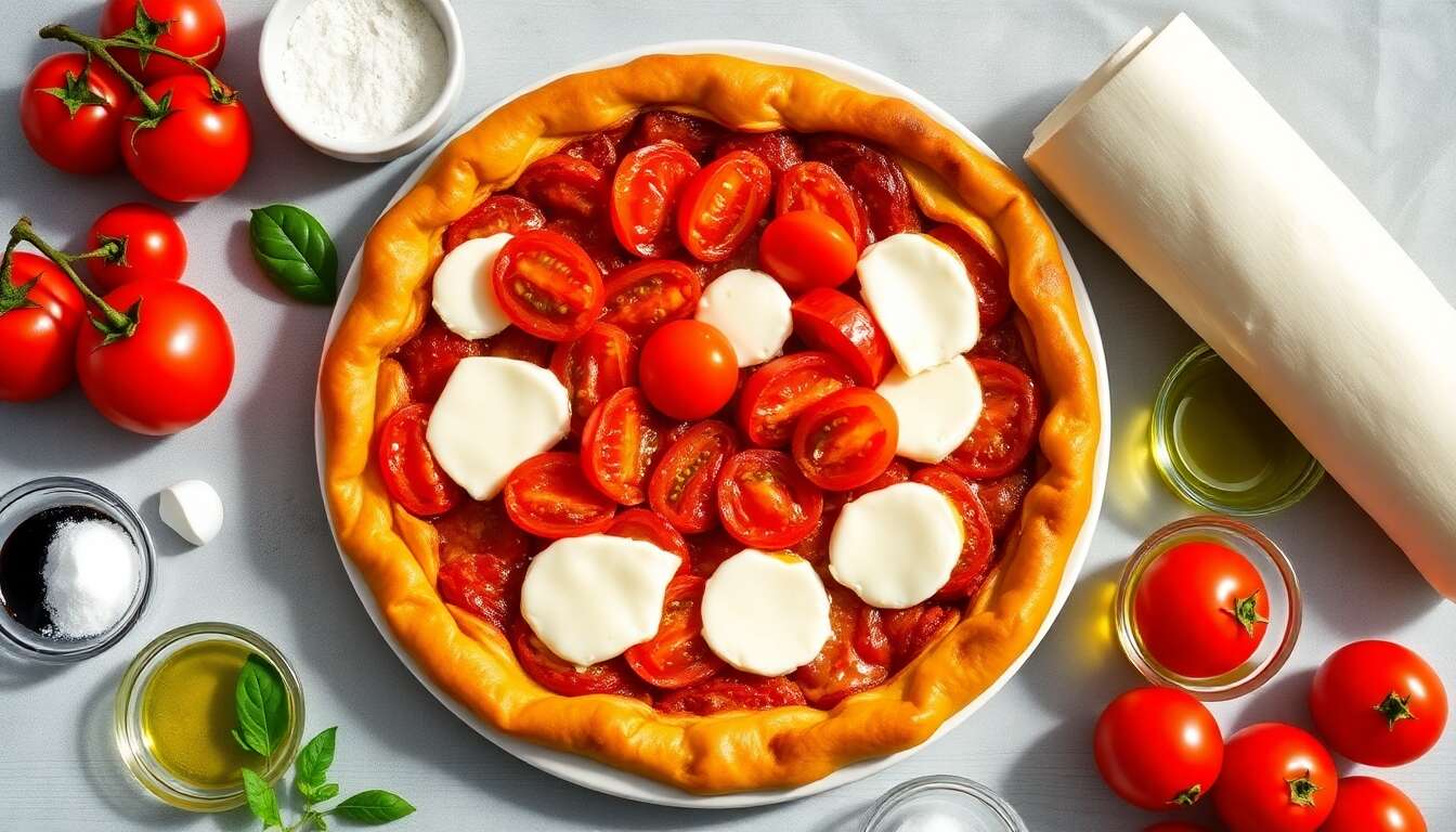 Recette Tarte Tatin Tomates Cerises et Chèvre