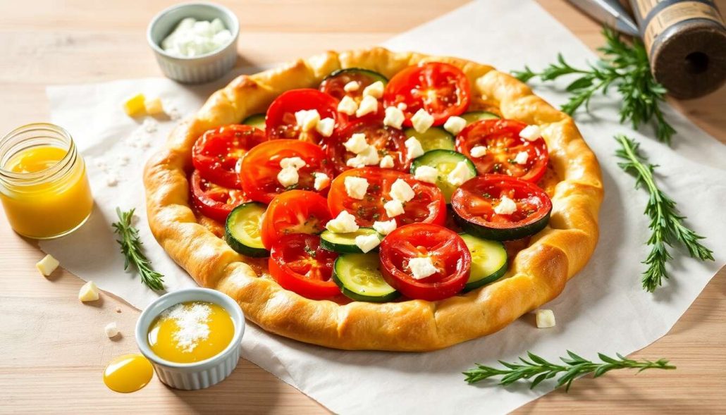 Tarte tomates courgettes : recette facile et savoureuse