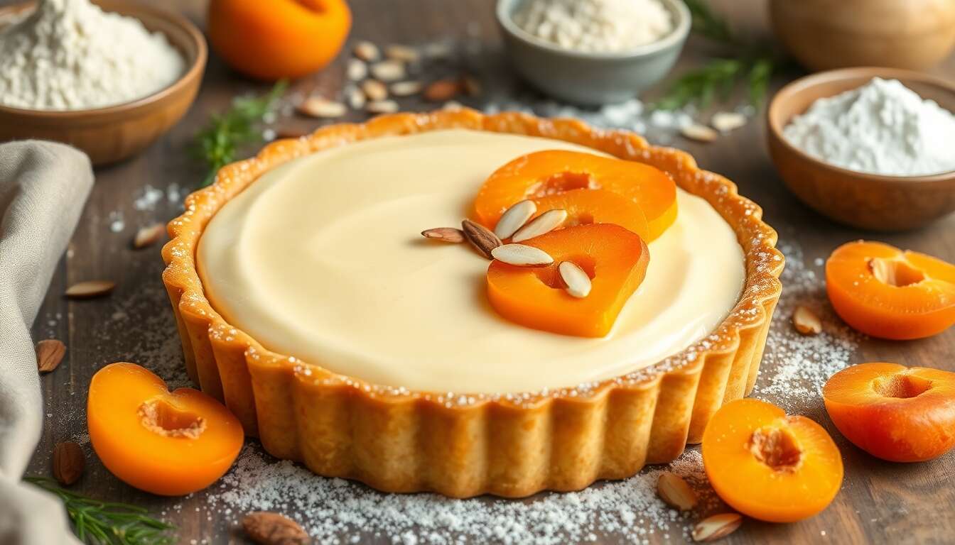 Recette Tarte à l'Abricot et Crème d'Amande