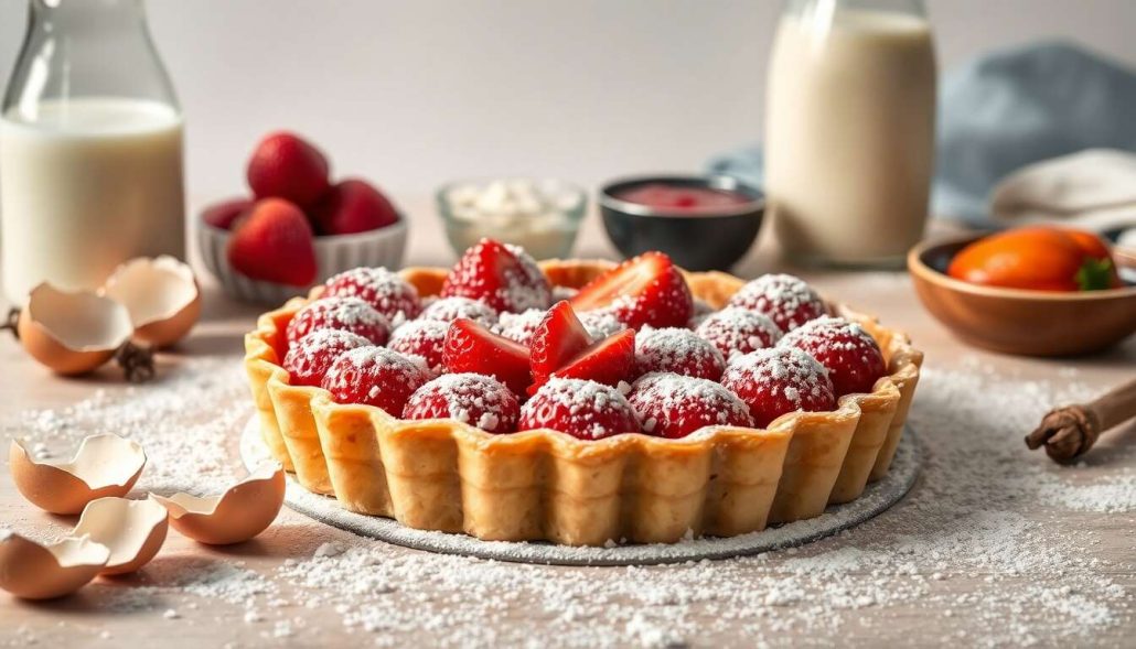 Recette de tarte aux fraises maison