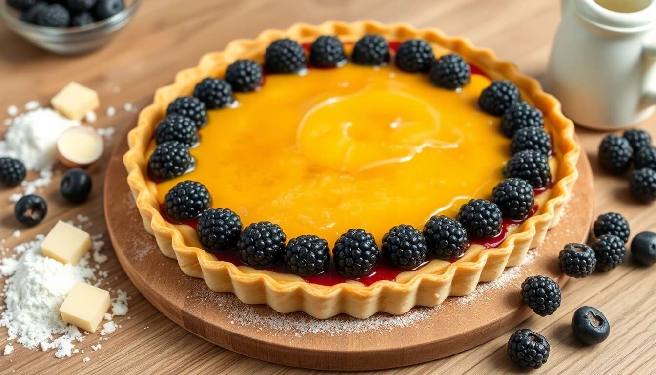 Tarte aux mûres au Thermomix : recette facile et rapide