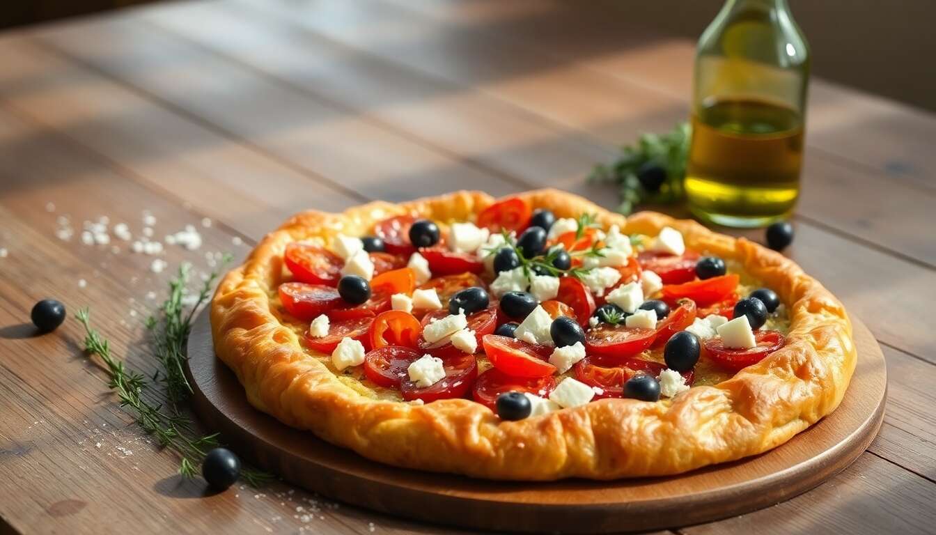 Tarte rustique aux légumes du soleil et feta : une recette estivale savoureuse