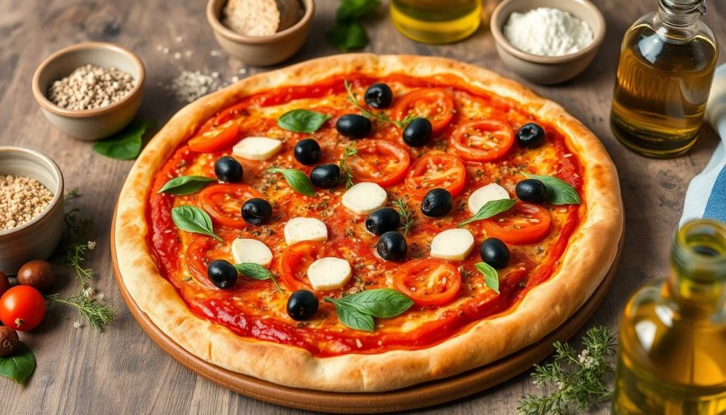 Pizza aux légumes estivaux : recette savoureuse