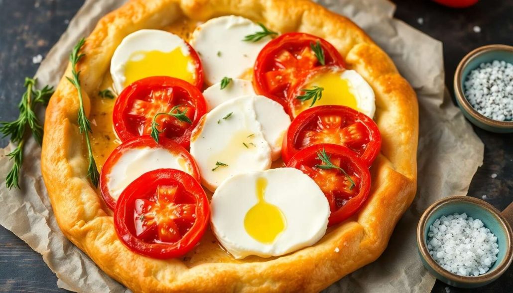 Tarte au chèvre et à la tomate : recette facile et savoureuse