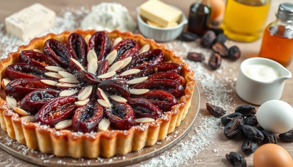 Tarte aux prunes et amandes : la recette gourmande