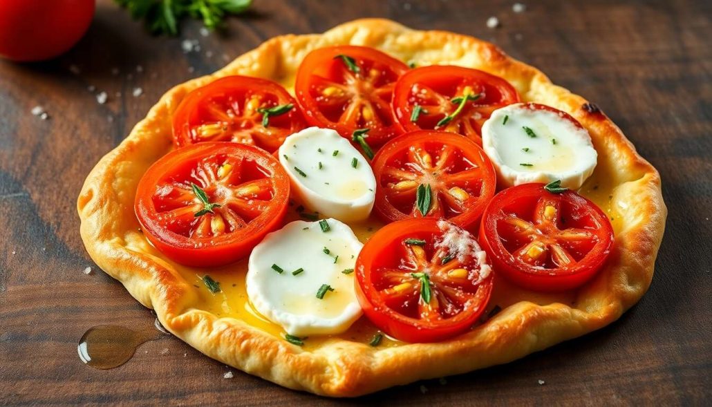 Recette de tarte tomates-chèvre facile