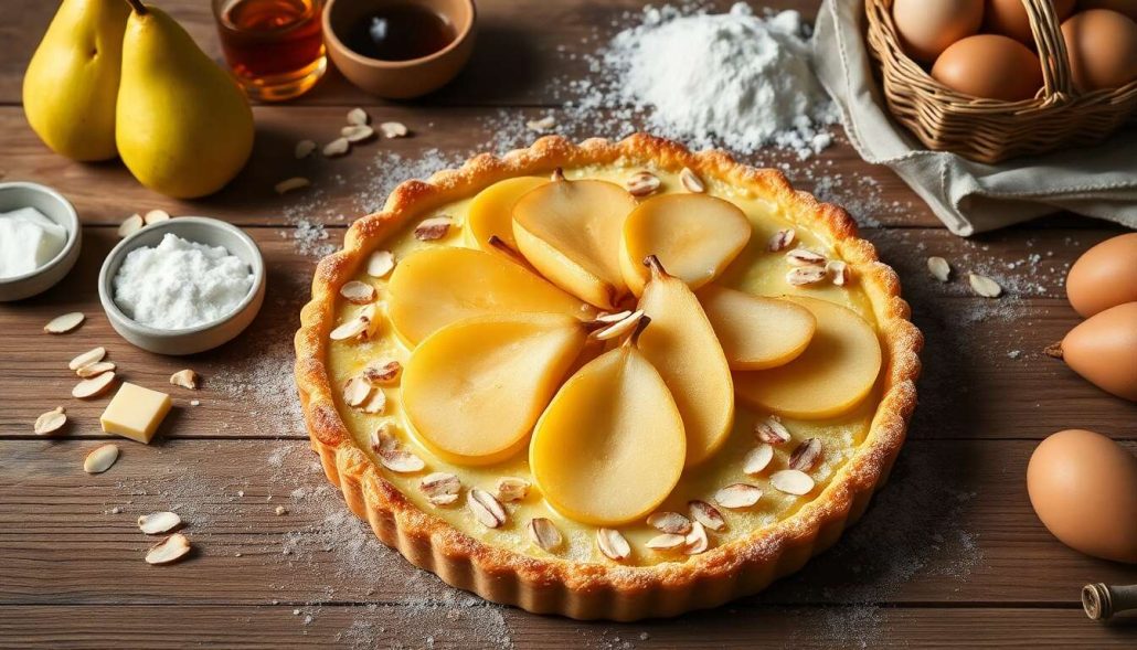 Tarte aux Poires Williams : recette Gourmande et Facile