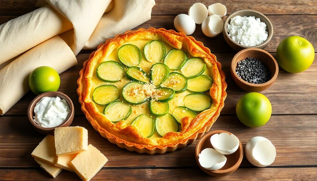 Tarte aux poireaux de Camille Delcroix : recette savoureuse