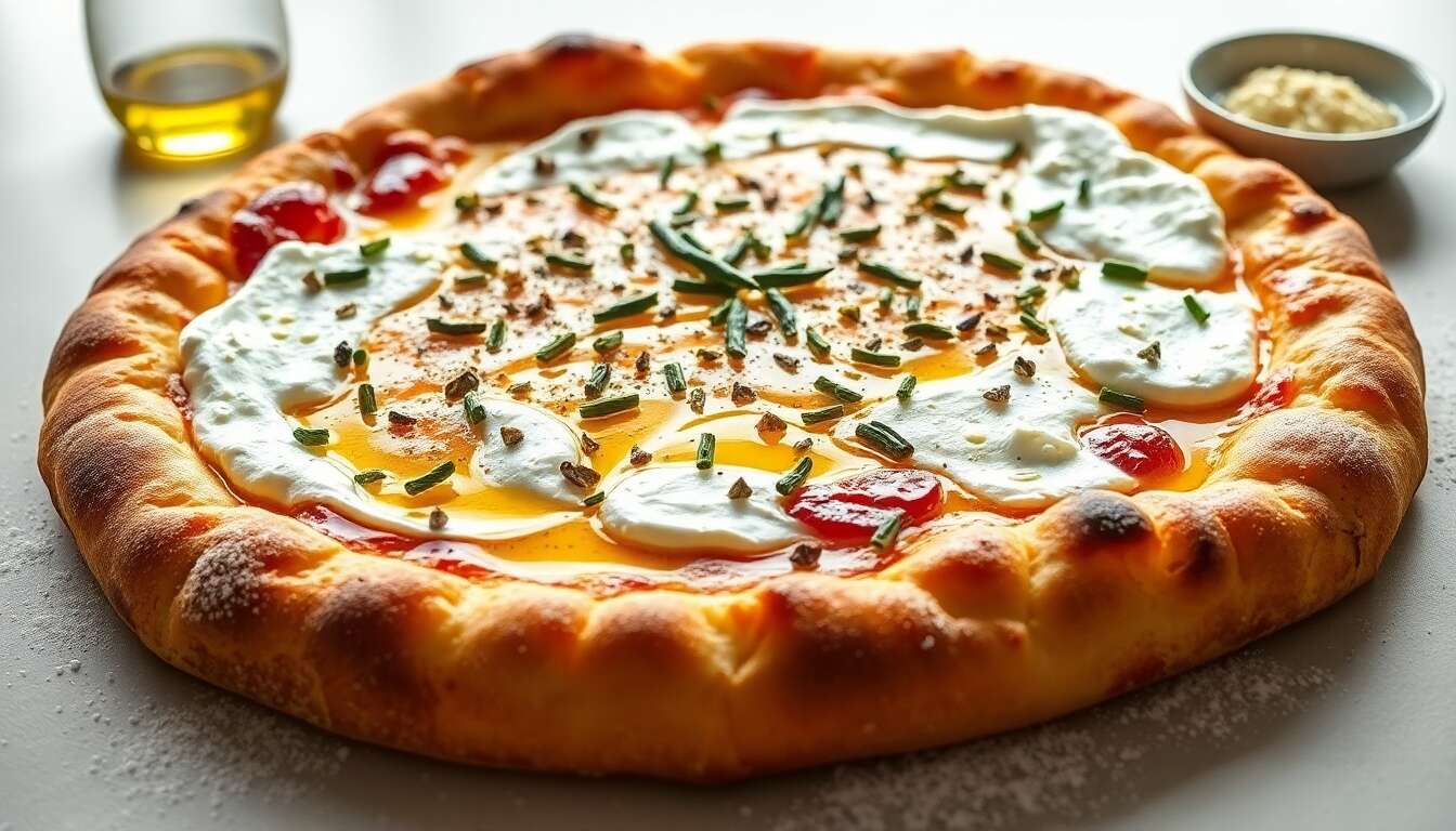 Pizza à la cervelle de canut par Luana Belmondo : la recette savoureuse