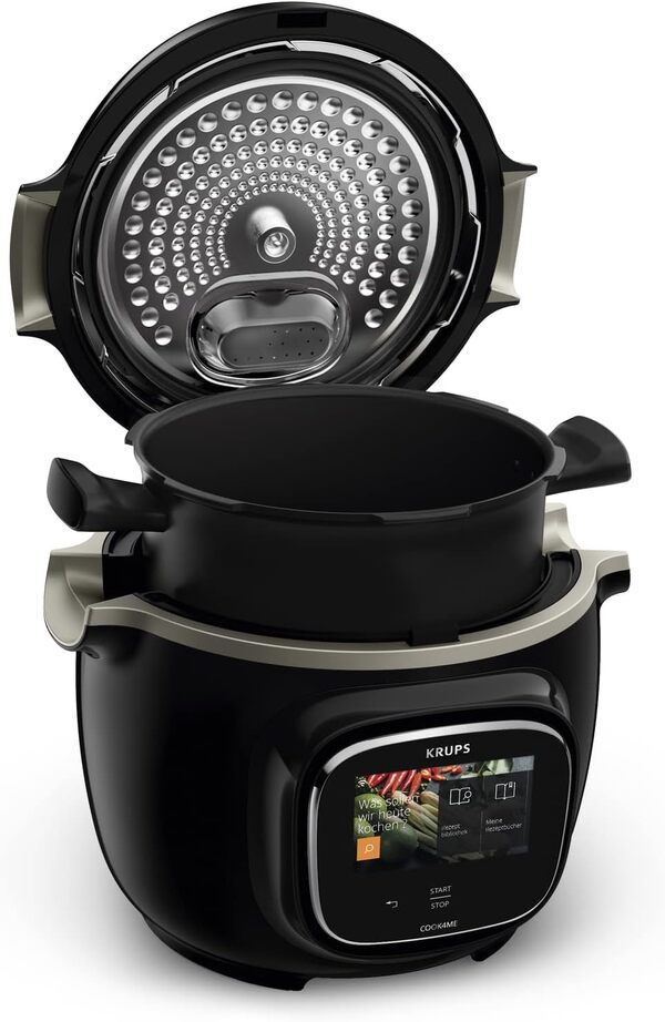 Krups CZ9128 Cook4Me Touch Multicuiseur | Autocuiseur | Récipient lavable au lave-vaisselle de 6 l pour jusqu'à 6 personnes | Wi-Fi | Application Cook4Me | Variété de recettes illimitée | 13