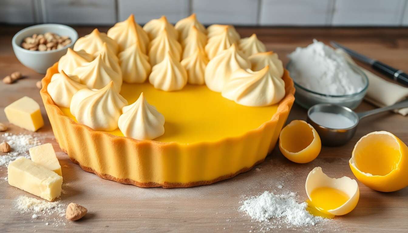 Tarte au citron meringuée façon Cyril Lignac : recette savoureuse