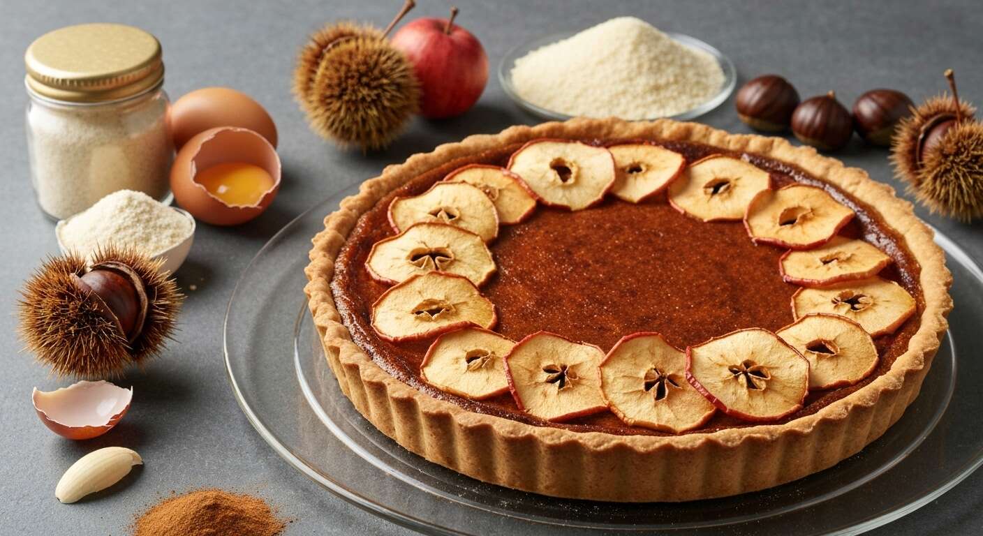 Recette de tarte châtaigne et pomme : un délice d'automne