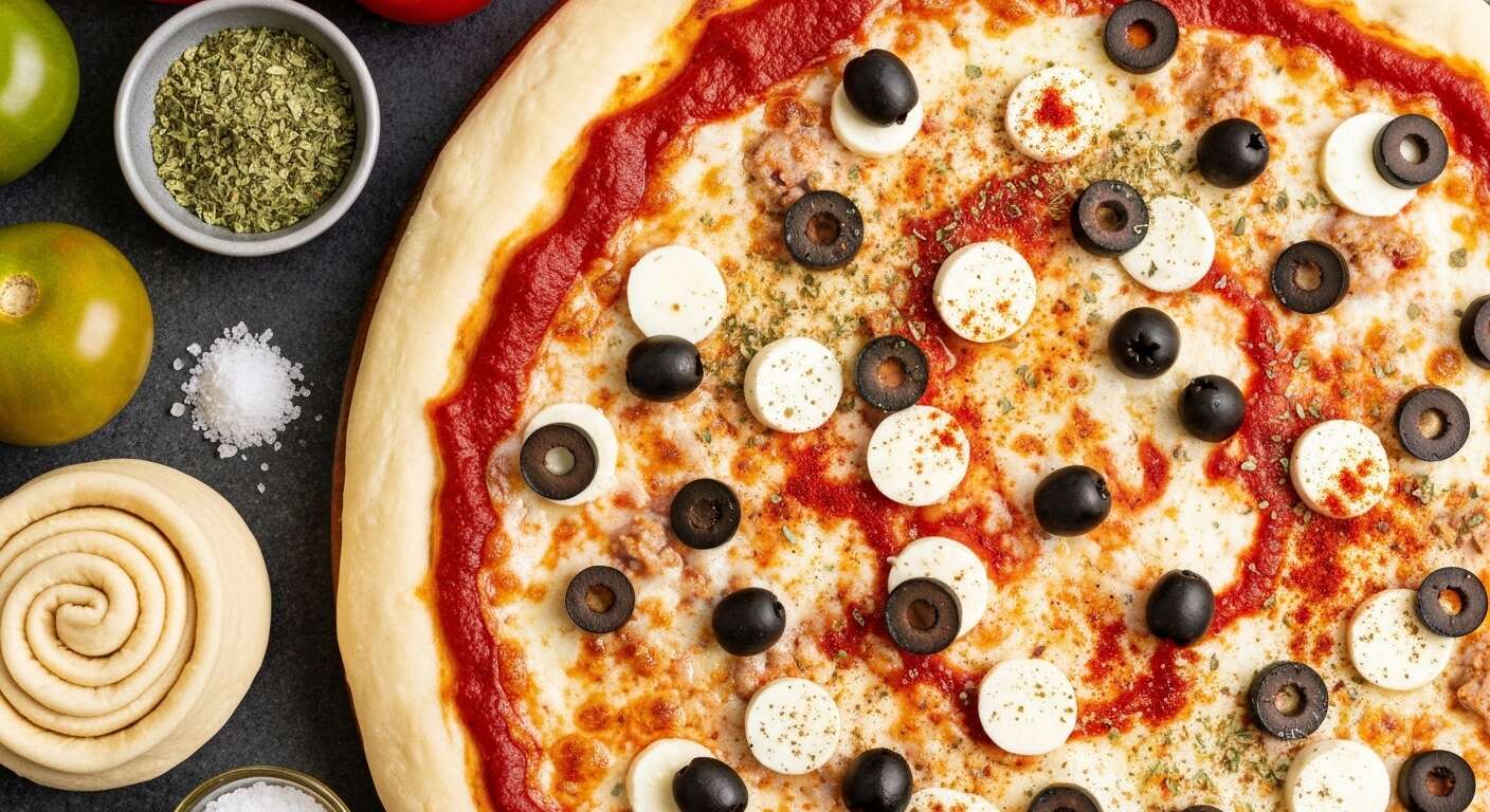 Recette de pizza au poulet haché