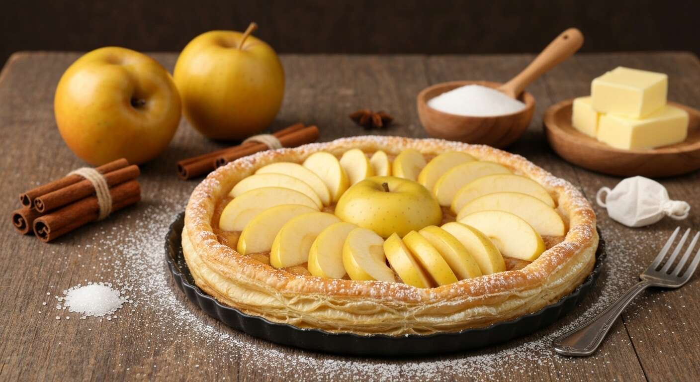 Tarte aux pommes Golden : la recette facile et gourmande
