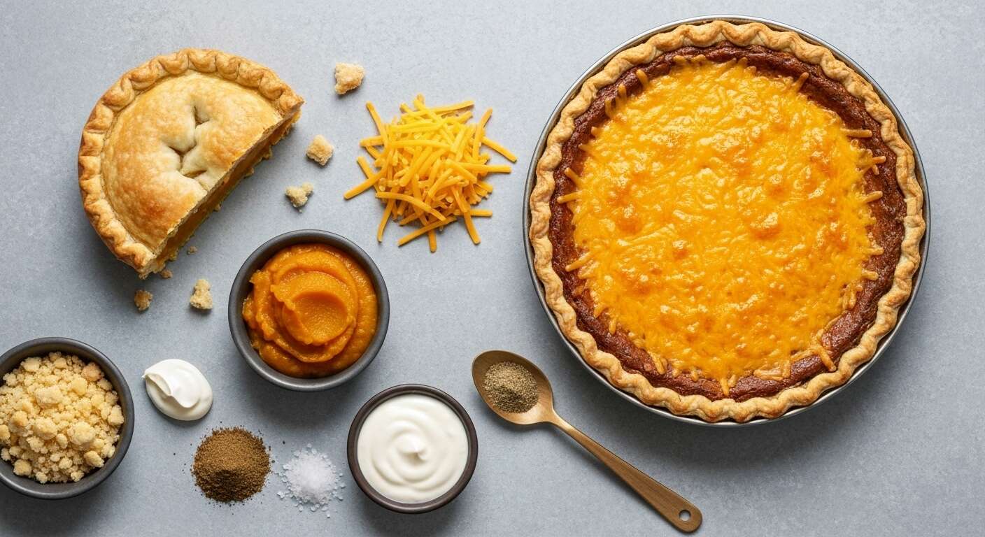 Recette facile de tarte au potiron et fromage