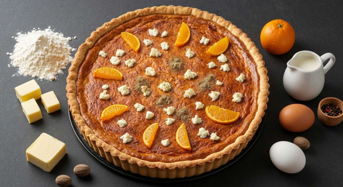 Tarte au Potimarron et Roquefort : recette Savoureuse