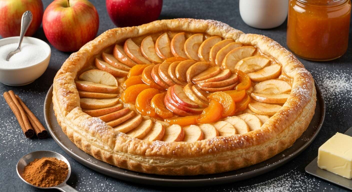 Tarte aux pommes à l'ancienne : recette au Airfryer