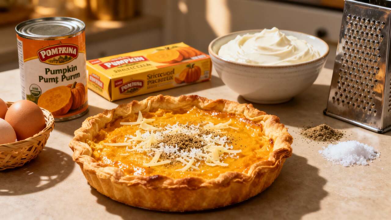 Tarte salée au potiron : recette facile et savoureuse