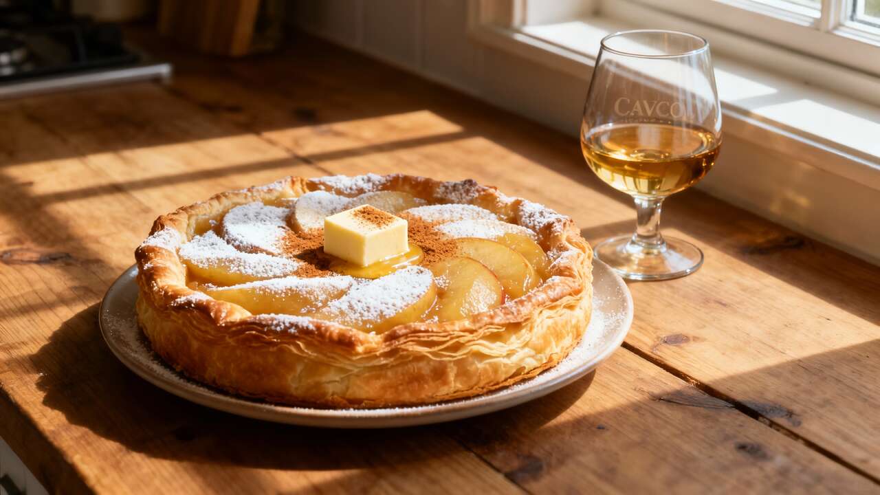 Tarte fine normande : recette gourmande et rapide
