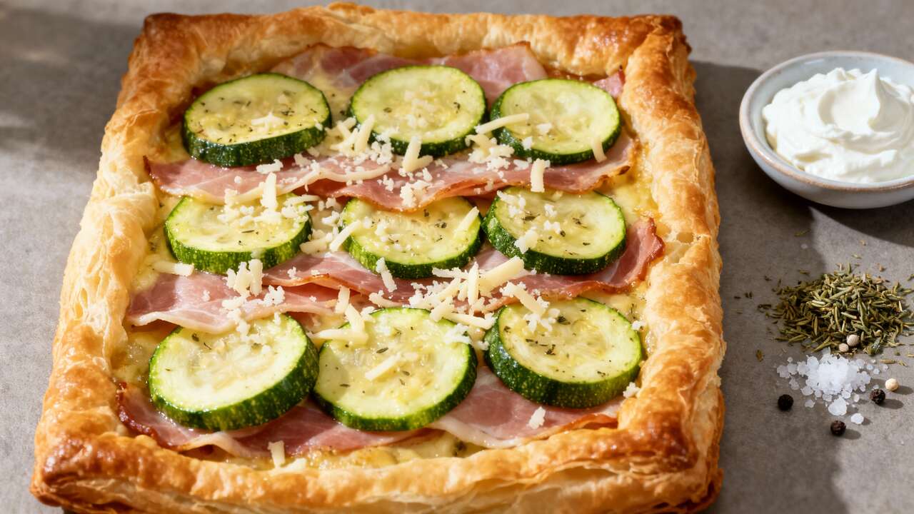 Tarte Courgette Et Jambon