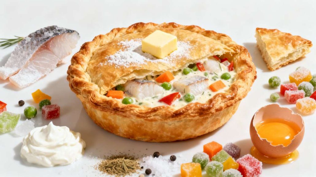 Recette de Tourtes de cabillaud aux légumes de Cyril Lignac