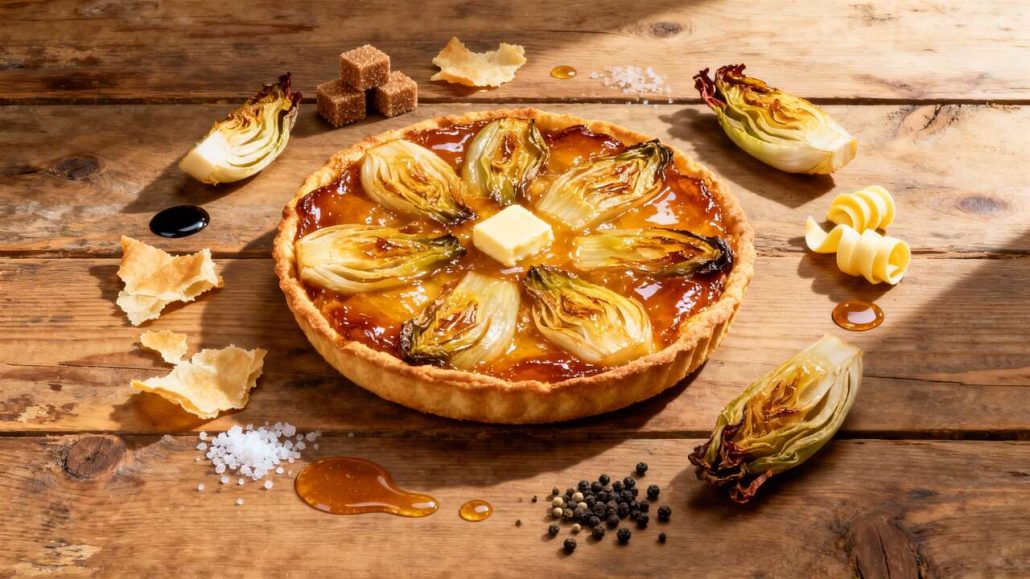 Tarte Tatin aux Endives : recette Savoureuse et Originale