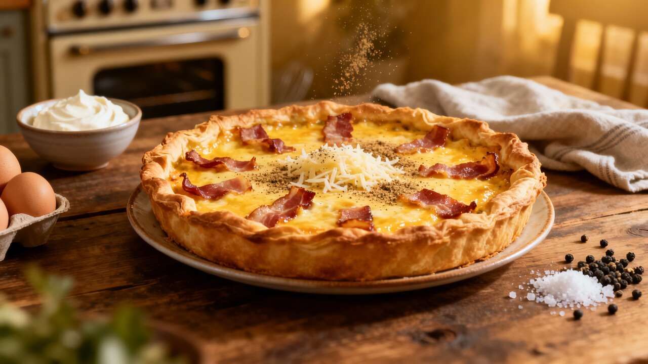 Quiche express facile : recette rapide et savoureuse