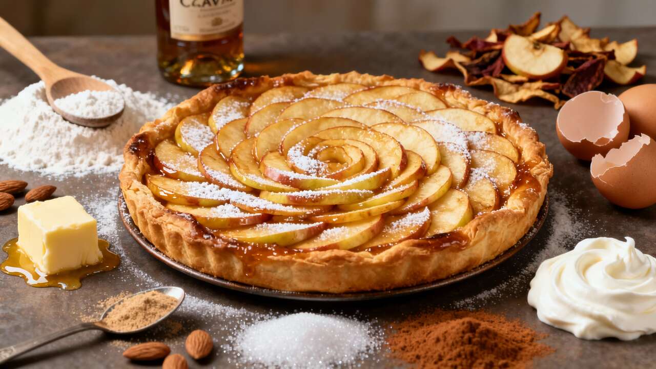 Tarte Normande aux Pommes : recette Traditionnelle