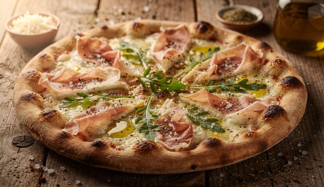 Pizza au chèvre et jambon italien : savourez la recette !
