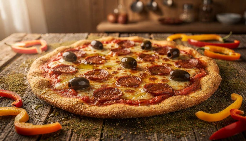 Recette de pizza orientale maison