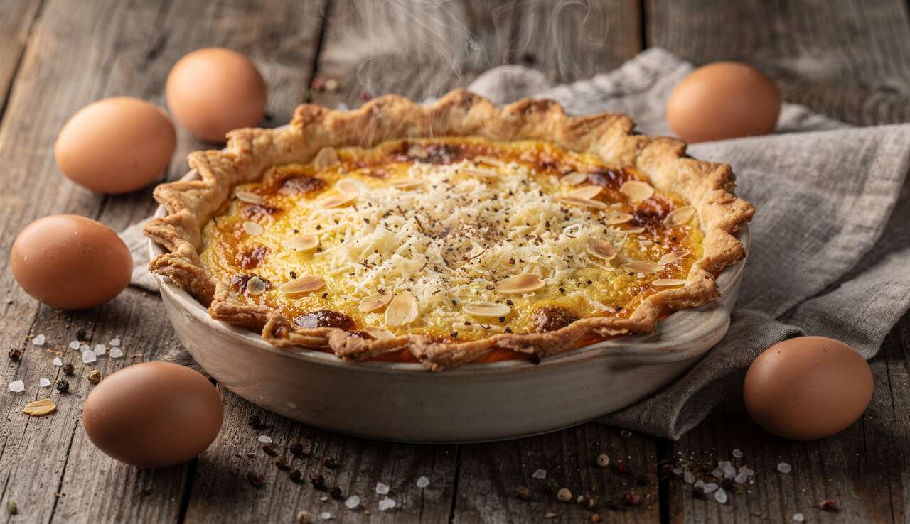 Recette de quiche sans cr&egrave;me fra&icirc;che : l&eacute;g&egrave;re et savoureuse