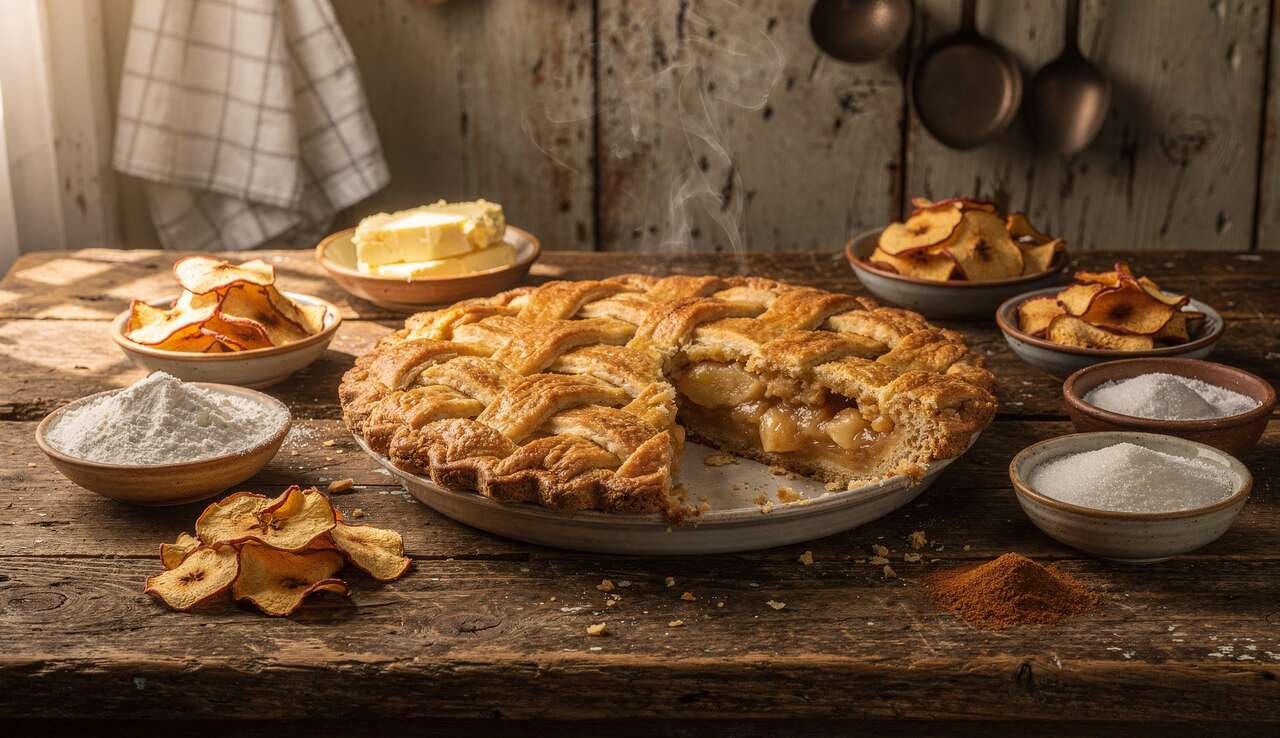 Tarte aux pommes r&acirc;p&eacute;es de grand-m&egrave;re : recette authentique