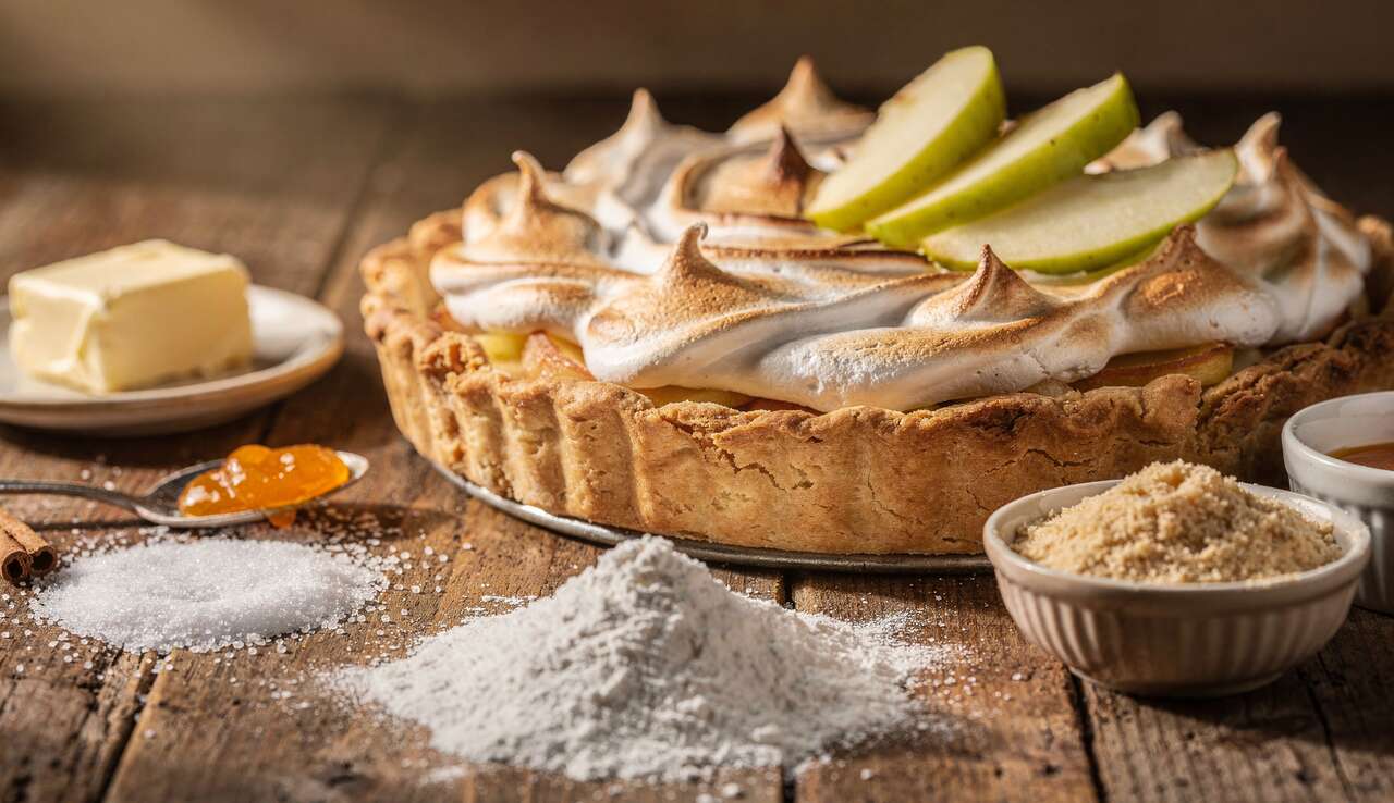 Tarte Meringuée Aux Pommes