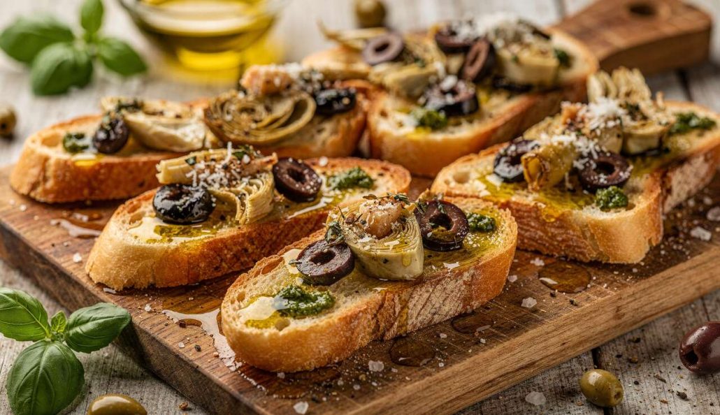 Bruschetta Végétarienne : recette Facile et Savoureuse