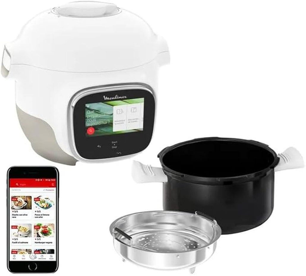 Test du multicuiseur Moulinex Cookeo Touch Mini 900 W blanc