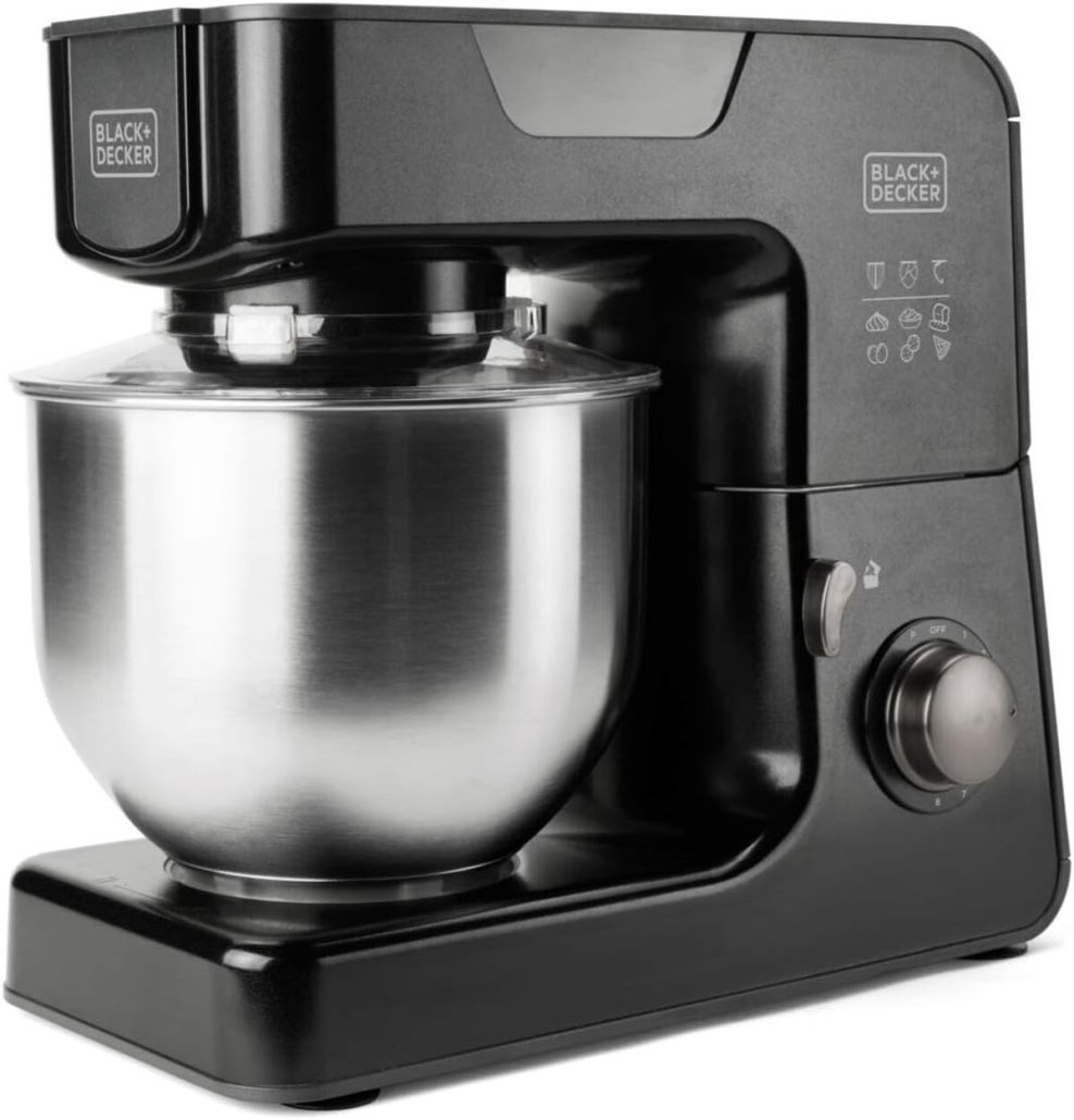 Test : robot pâtissier BLACK+DECKER BXKM1000E 1000W