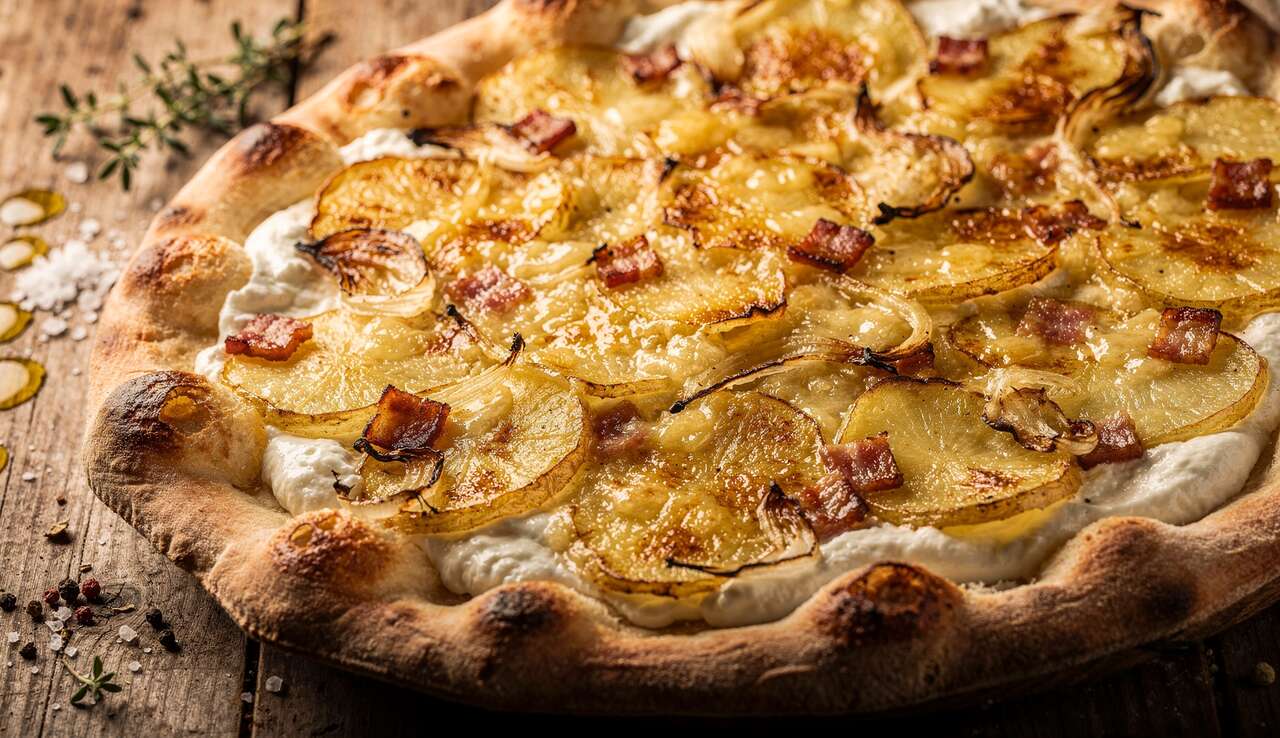 Pizza tartiflette maison : la recette gourmande