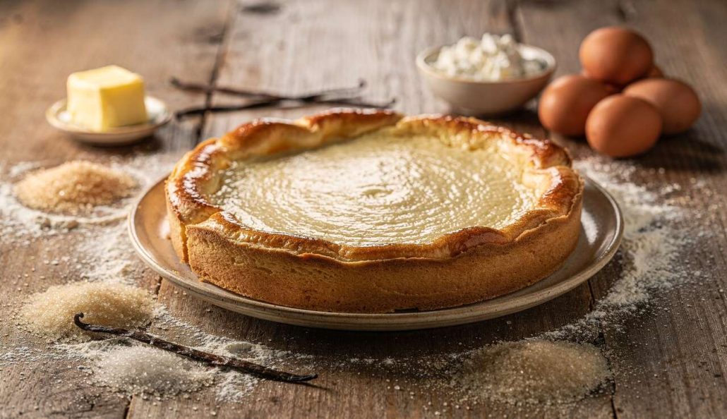 Recette de tarte au fromage blanc et crème pâtissière