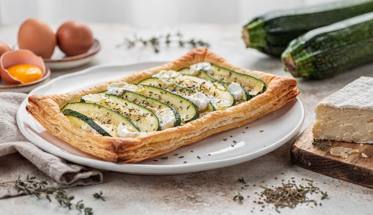 Tarte Courgettes Chevre Sans Oeufs