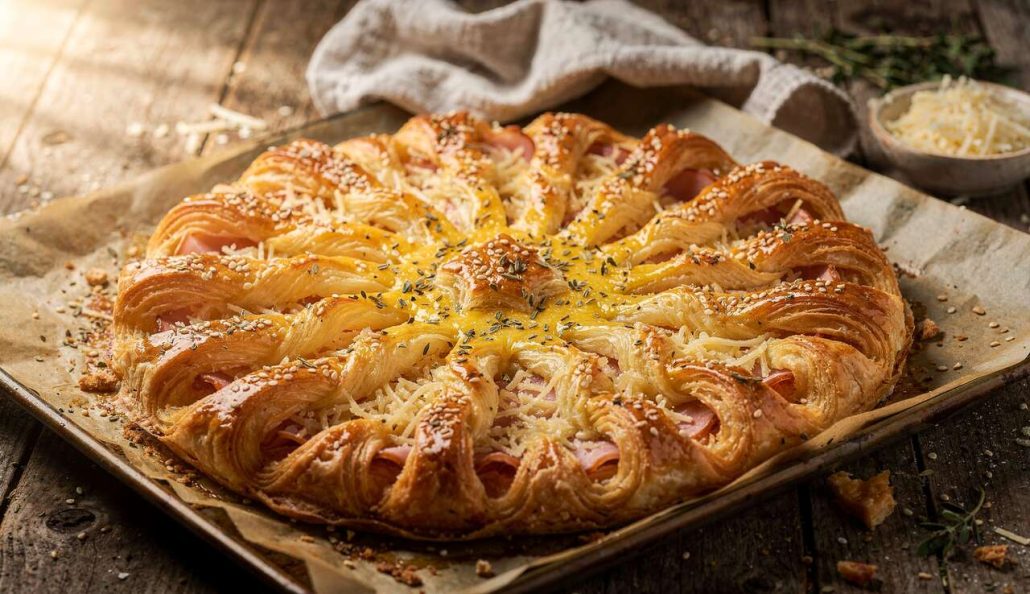 Recette Tarte Soleil Jambon Fromage : délicieuse et Facile