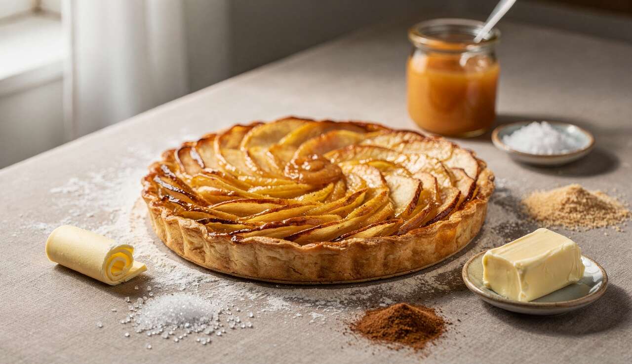 Tarte aux pommes de Jean-François Piège : la recette gourmande