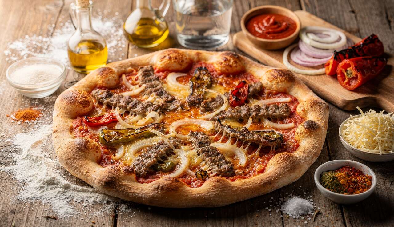 Recette de pizza kebab turque maison