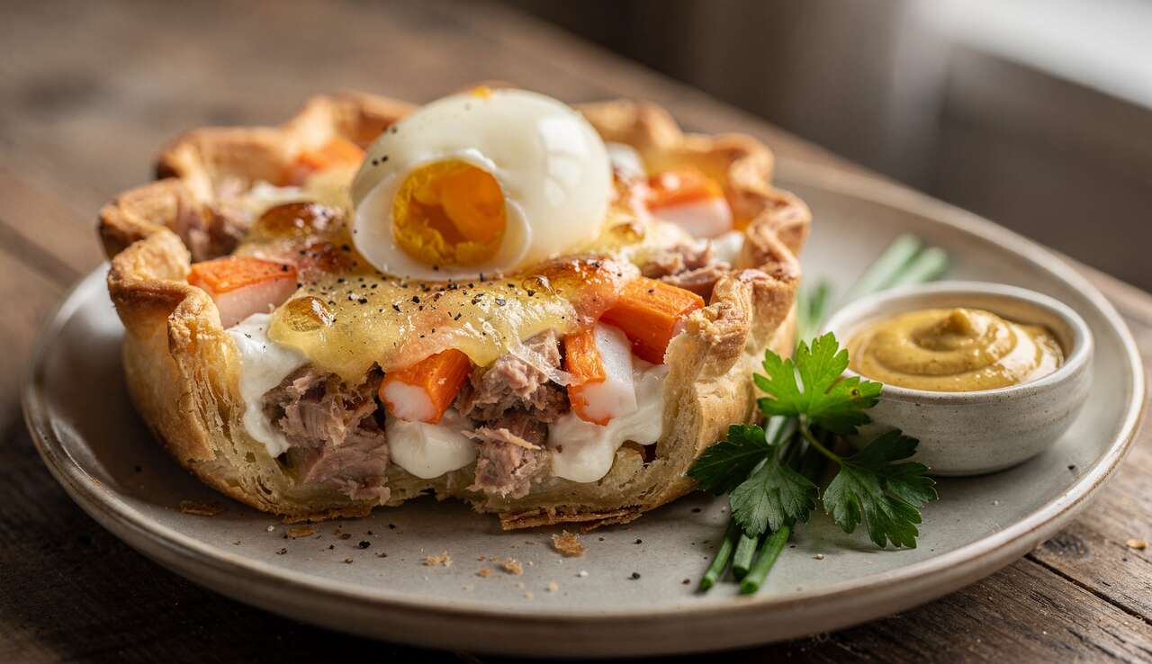 Tarte au thon et surimi : recette facile et savoureuse